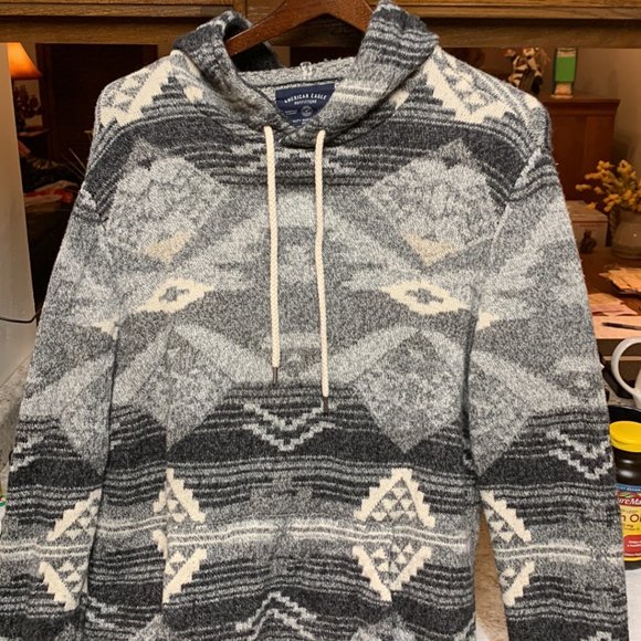 American Eagle Outfitters Men’s Unisex Long Sleeve Pullover Hoodie Size Large - Picture 3 of 7